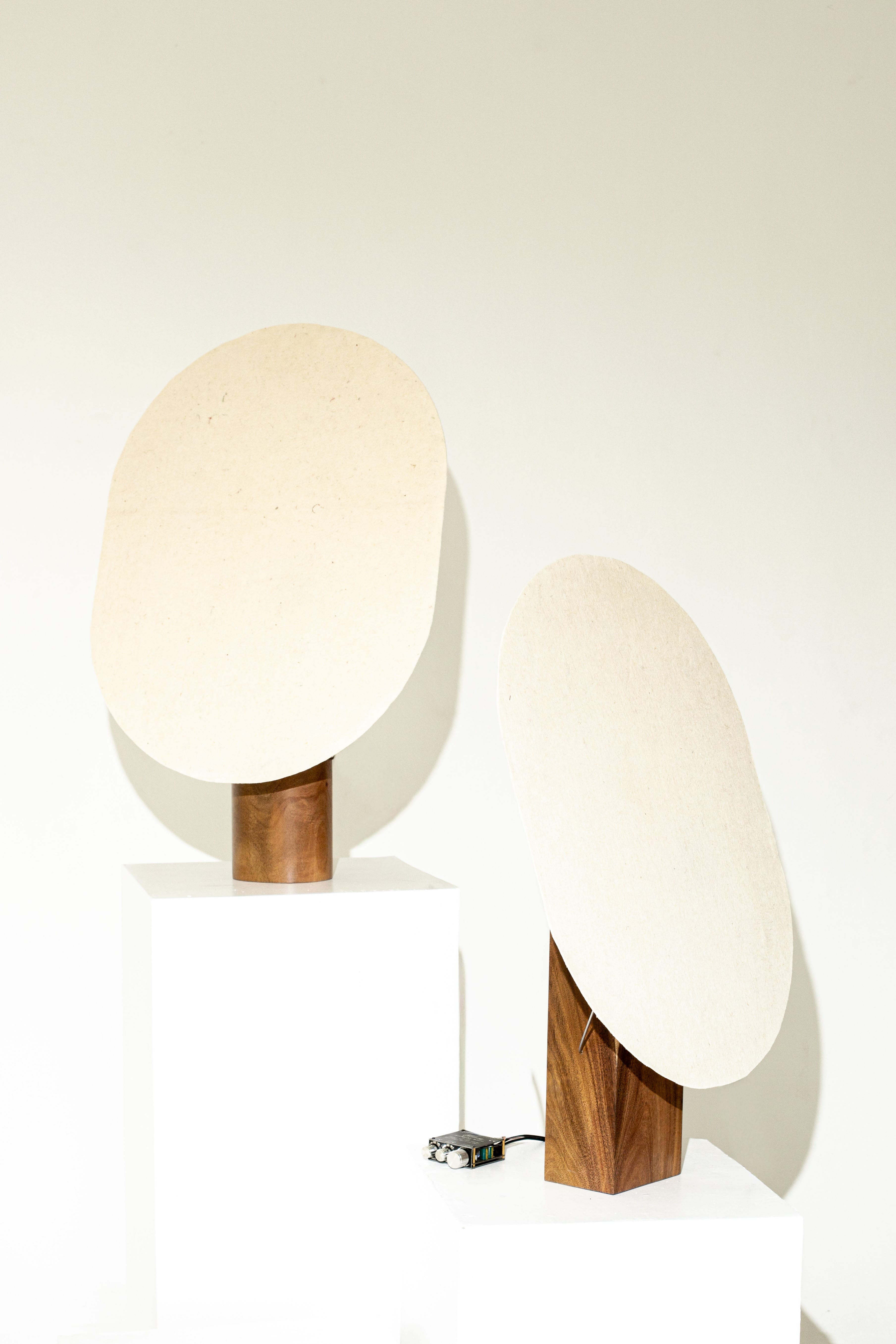 The “Piña Sound Panel” by furniture designer Edward Sibunga explores Hiblafelt's acoustic insulating properties